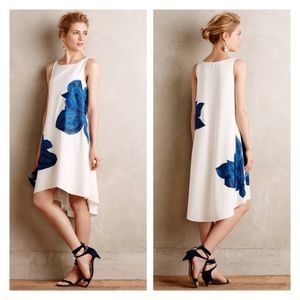 Embroidered Blue Bell Dress